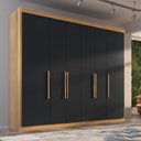 Ver imagem 1 de Guarda-Roupa Casal Valencia 6 Portas 6 Gavetas