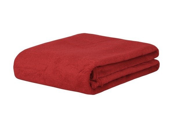 Cobertor Coberta Manta Soft Casal Microfibra Anti Alérgica:Vermelho - 2