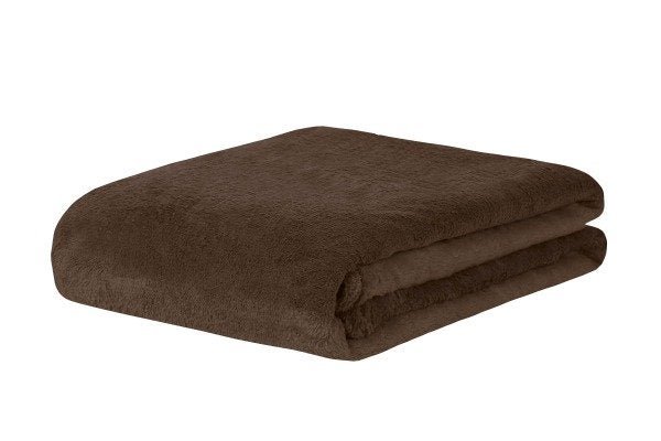 Cobertor Coberta Manta Soft Casal Microfibra Anti Alérgica:Marrom - 2