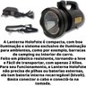 Lanterna Holofote Super Forte Regarregável Alça e Carregador CMIK Lanterna Holofote Regarregável com - 2