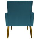 Ver imagem 7 de Kit 8 Poltronas Decorativas para Sala Mari Suede Cores Pé Palito Castanho
