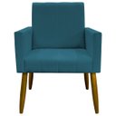 Ver imagem 3 de Kit 8 Poltronas Decorativas para Sala Mari Suede Cores Pé Palito Castanho