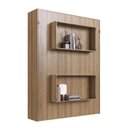 Ver imagem 5 de Cama Articulada Casal Vertical com 2 Nichos CV1140 140cm Mel - Art In Móveis