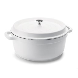 Caçarola 25,4cm de Alumínio Fundido Hercules Branca 4,3l - 1