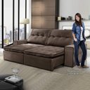 Ver imagem 4 de Sofá Retrátil e Reclinável 4 Lugares M26 Espresso Móveis