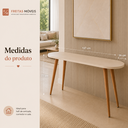 Ver imagem 3 de Aparador Buffet Hall de Entrada Mesa Decorativa Pés Palito em MDF