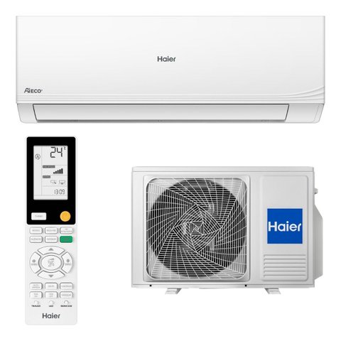 Ar Condicionado Split Hi Wall Haier 12000 Btu/H Inverter Frio Active Cool Wi-Fi Hsqb-12RC1MAP Branco