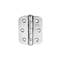 Dobradiça Inox 1296 - 3ca - 76,2 X 63,1mm R15 Mm C/ 3 Unid - 1
