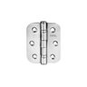Dobradiça Inox 1296 - 3ca - 76,2 X 63,1mm R15 Mm C/ 3 Unid - 1