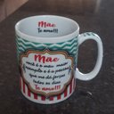 Ver imagem 5 de Jogo 6 Canecas 300ml Frases Mãe - Kit Porcelana - Decoração Caneca Completa Verde e Vermelho
