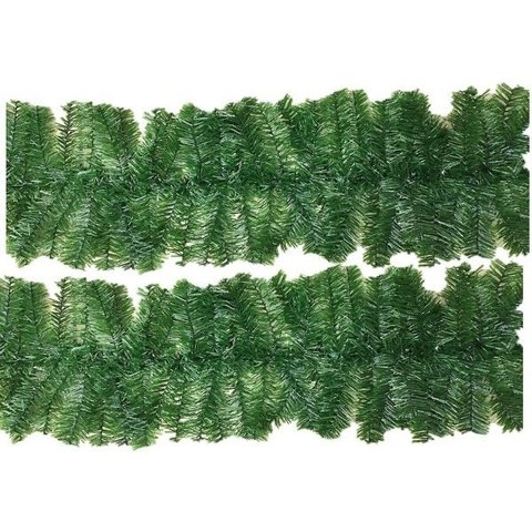 Jogo Festão Aramado Verde Pet Plus 35cm x 2 metros 180 Galhos 2 Peças Total 4 metros - Magizi