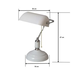 Luminária Inglesa - Branca - 2