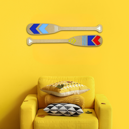 Remo Decorativo de Mdf Kit com 2 Remos para Parede - 1