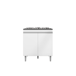 Balcão para Cooktop Andréia 2 Portas Branco Ajl - 2
