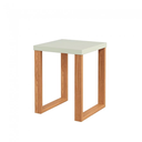 Ver imagem 1 de Mesinha Lateral Estilo Industrial 44x44cm 100% Mdf F33 Pradel Móveis