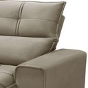 Ver imagem 7 de Sofá Retrátil Reclinável para Sala 3 Lugares 230cm Asaph F04 Veludo Amêndoa - Lyam Decor