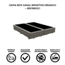 Cama Box Casal Bipartida 138x188cm Cinza – Base Reforçada - 4