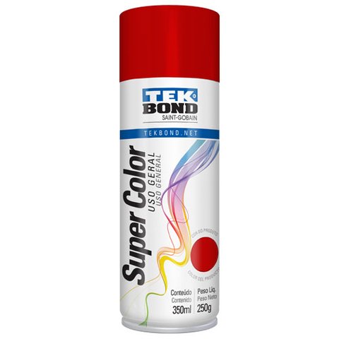 Spray Vermelho Uso Geral 350 Ml Tekbond