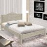 Cama De Casal MDF Resistente Siena Ártico Carmolar - 1
