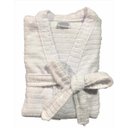 Ver imagem 1 de Roupão de Banho Atoalhado Adulto 100% Algodão Briza (4008) - Tamanho M - Branco