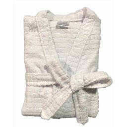 Roupão de Banho Atoalhado Adulto 100% Algodão Briza (4009) - Tamanho Único Feminino - Branco - 1