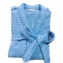 Roupão de Banho Atoalhado Infantil 100% Algodão Briza (4012) - Tamanho 10 - Azul - 1