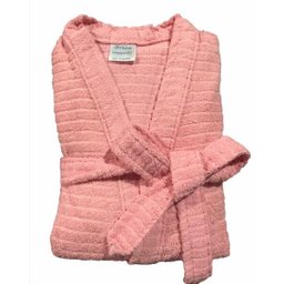 Roupão de Banho Atoalhado Infantil 100% Algodão Briza (4012) - Tamanho 6 - Rosa - 1