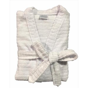 Roupão de Banho Atoalhado Infantil 100% Algodão Briza (4012) - Tamanho 10 - Branco