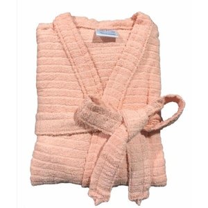 Roupão de Banho Atoalhado Infantil 100% Algodão Briza (4012) - Tamanho 6 - Salmão