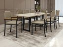 Ver imagem 1 de Conjunto para Área Gourmet 6 Cadeiras 2,0m Itália Paonanda