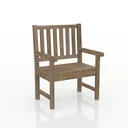 Ver imagem 3 de Banco de Jardim Rústico 1 Lugar Móveis Meneghetti Espresso Móveis