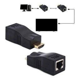 Extensor HDMI 30 Metros Via Cabo De Rede RJ45 CAT-5E Lotus - 5 Extensor HDMI 30 Metros Via Cabo De Rede RJ45 CAT-5E Lotus - 5