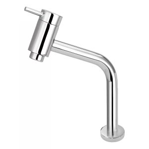 Torneira para Lavatório Cromada com Design Clean e Acabamento Brilhante para Banheiros