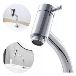 Torneira para Lavatório Cromada com Design Clean e Acabamento Brilhante para Banheiros - 4