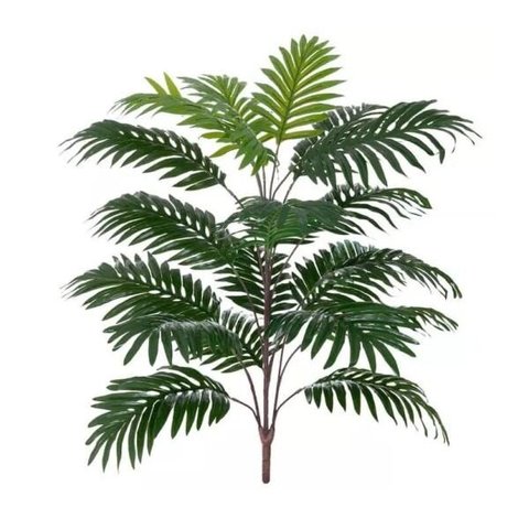 Planta Árvore Artificial Palmeira Areca Real Toque Verde 75cm