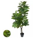 Ver imagem 1 de Planta Árvore Artificial Ficus Elástica Real Toque Verde 1,78m