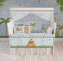 Ver imagem 2 de Kit Berço Enxoval de Bebê Dinossauros Verde