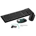 Ver imagem 3 de Teclado e Mouse Wireless Multilaser TC251, 2.4GHz, Teclas Flutuantes, USB, ABNT2, 1200DPI, Preto
