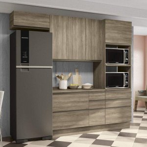 Cozinha Modulada Compacta 4 Peças com Torre Quente Maxxi