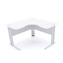 Ver imagem 1 de MESA EM L P/ ESCRITÓRIO 120X120 PANDIN MAXXI - BRANCO ETP1212