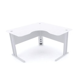 MESA EM L P/ ESCRITÓRIO 120X120 PANDIN MAXXI - BRANCO ETP1212 - 1