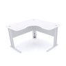 MESA EM L P/ ESCRITÓRIO 120X120 PANDIN MAXXI - BRANCO ETP1212 - 1