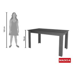 Conjunto Sala de Jantar Mesa 4 Cadeiras Melissa Madesa - 5