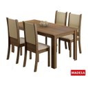 Ver imagem 2 de Conjunto Sala de Jantar Mesa 4 Cadeiras Melissa Madesa