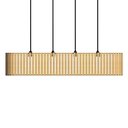 Ver imagem 3 de Luminária Centauro Modelo Ripado - Mdf Cru_5mts de Cabo