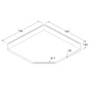 Ver imagem 2 de Tampo Obliquo para Balcão de Cozinha 75 Cm Cd406 Preto Dtall