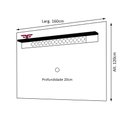 Ver imagem 4 de Painel para Tv até 65 Polegadas 160cm Sala de Estar Win New Off White/coral - Frade Movelaria