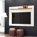Ver imagem 2 de Painel para Tv até 65 Polegadas 160cm Sala de Estar Win New Off White/coral - Frade Movelaria