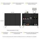 Ver imagem 3 de Sapateira Retrô 3 Portas Nina Multimóveis V6018