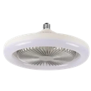 Ver imagem 1 de Luminária Lâmpada E27 Ventilador Teto 36w Led Rgb Cor Branco